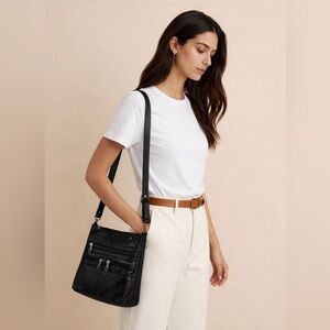 Patchwork Leather Black bag